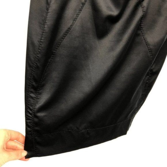 Just Cavalli Roberto black silk corset off shoulder Boa Scarf ruffle  neck Dress - Picture 7 of 13